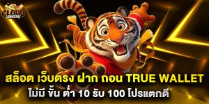 สล็อต เว็บตรง ฝาก ถอน true wallet ไม่มี ขั้น ต่ํา 10 รับ 100 โปรแตกดี