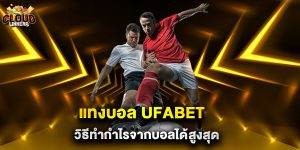 แทงบอล ufabet วิธีทำกำไรจากบอลได้สูงสุด